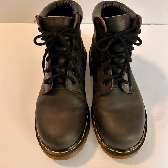 Dr. Martens Vintage The Original Air Cushion Soles Black Leather Boots 939 S 7 - Picture 2 of 9